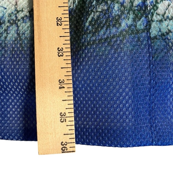 Derhy Fit And Flare Mesh Tulle Lined Dress Medium French - Picture 7 of 10